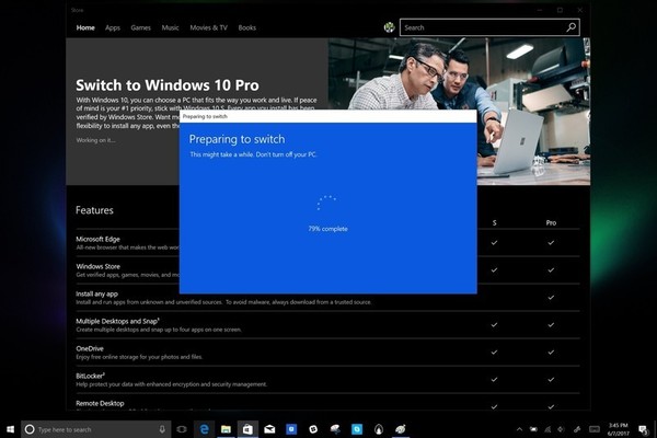 微軟將允許Windows 10 S用戶(hù)免費(fèi)升級(jí)Windows 10家庭版