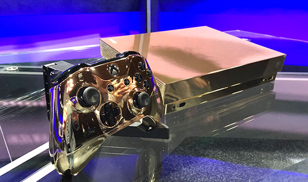 微軟計(jì)劃贈送24K金版Xbox One X