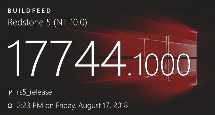 使用Timeline時應(yīng)用崩潰可修復(fù)，Windows 10 Build 17744發(fā)布