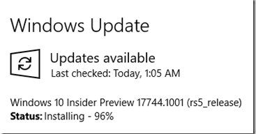 使用Timeline時應(yīng)用崩潰可修復(fù)，Windows 10 Build 17744發(fā)布