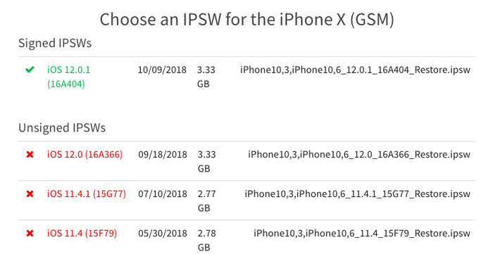 蘋果推送iOS12.1最新測(cè)試版，并關(guān)閉了舊系統(tǒng)驗(yàn)證通道