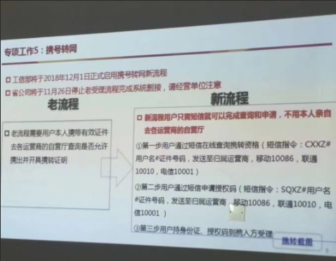 12月1日，工信部正式啟用攜號轉(zhuǎn)網(wǎng)新流程，超便捷