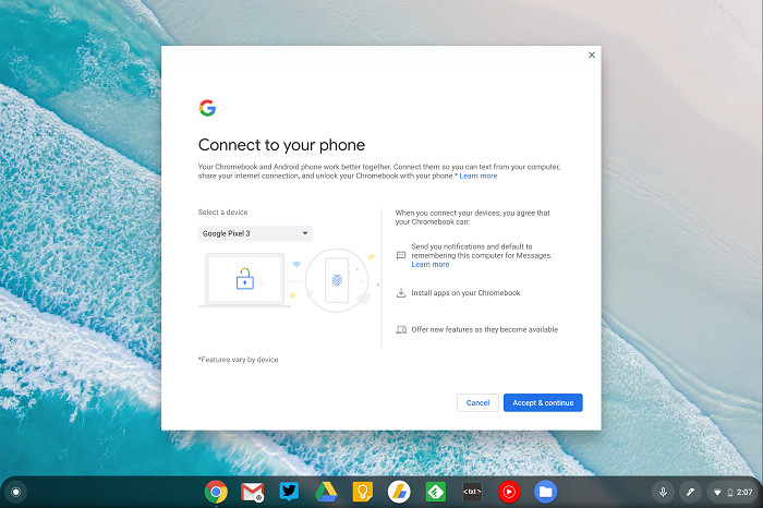 Chrome OS 71正式發(fā)布，帶來(lái)更好Android協(xié)作功能